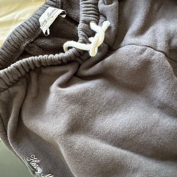 HEAVY MANNERS SWEATPANTS IN SOOT - Picture 4 of 4